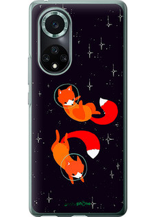 Чехол на huawei nova 9 pro лисички в космосе "4519u-2503-72104"