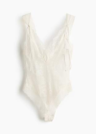 Боди белое h&amp;m l 3