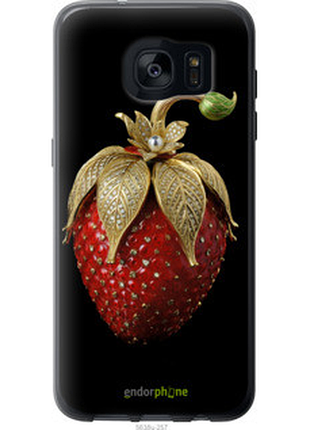 Чехол на samsung galaxy s7 edge g935f клубника v3 "5638u-257-72104"