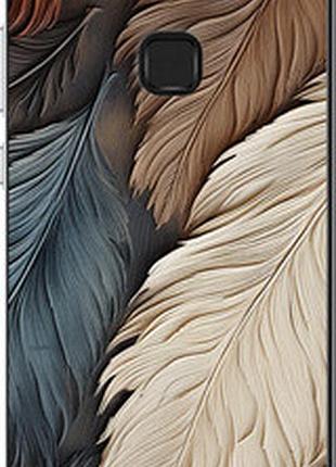 Чехол на huawei p10 lite листья в стиле бохо "5643u-896-72104"