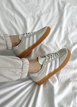 Кросівки adidas gazelle grey white | 36–41