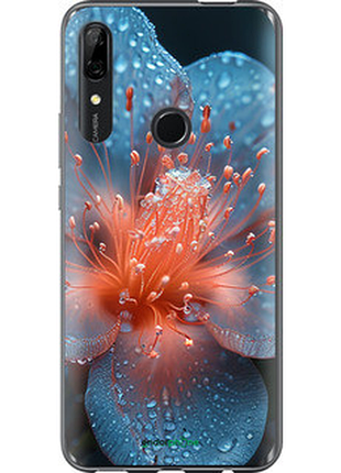Чохол на huawei p smart z роса на квітці "6039u-1704-72104"