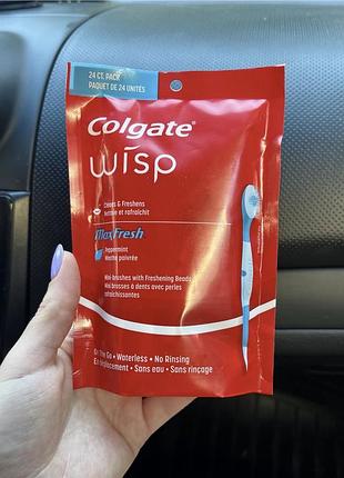 Зубні щітки colgate max fresh wisp