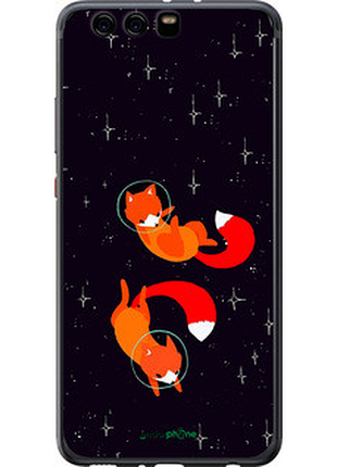 Чехол на huawei p10 plus лисички в космосе "4519u-963-72104"