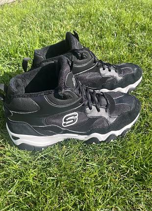Кросівки чоловічі skechers d'lites 2 чорні 45 розмір