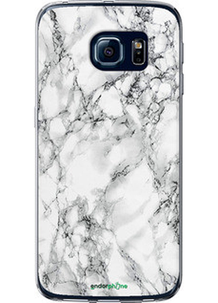Чохол на samsung galaxy s6 edge g925f мармур білий "4480u-83-72104"