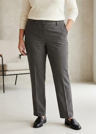 Женские классические брюки marks &amp; spencer р. 22 серые