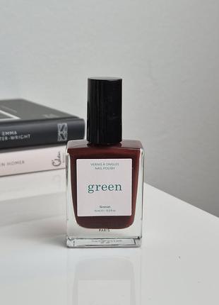 Красный лак для ногтей manucurist оттенок grenat