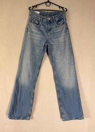 Женские джинсы zara full length / straight (размер 36 / s / mex 26)