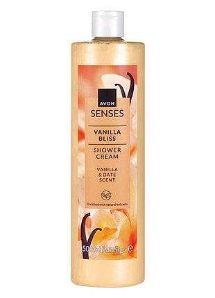 Avon крем-гель для душу «ванільна насолода» , 500 мл
