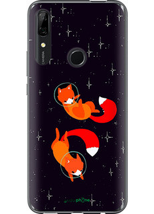 Чехол на huawei p smart z лисички в космосе "4519u-1704-72104"