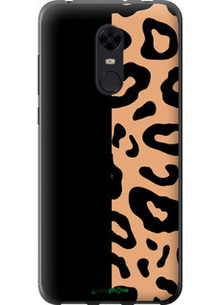 Чехол на xiaomi redmi 5 plus пятна леопарда "4269u-1347-72104"