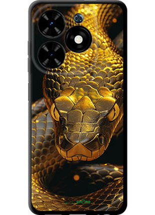 Чехол на tecno spark go 2024 golden snake "6072b-3432-72104"