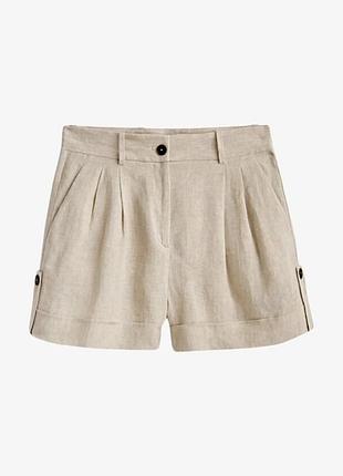 Лляні шорти бермуди massimo dutti 2
