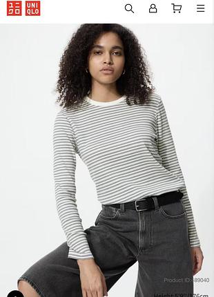 Футболка з рукавом uniqlo