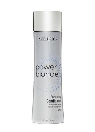 Зміцнюючий безсульфатний кондиціонер для світлого волосся scruples power blonde conditioner 250ml