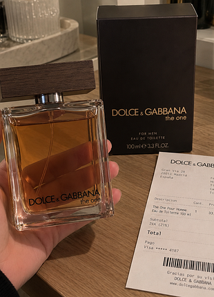 Туалетна чоловіча вода  dolce & gabbana the one for men 100 мл