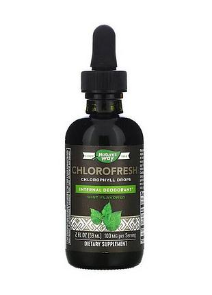 Nature's way chlorofresh chlorophyll drops (59 ml, mint)