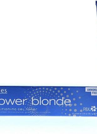 Тонер для волосся ice power blonde conditioning gel toner - ice