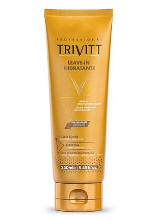 Несмываемая увлажняющая сыворотка для сухих волос trivitt moisturing leave in 250ml