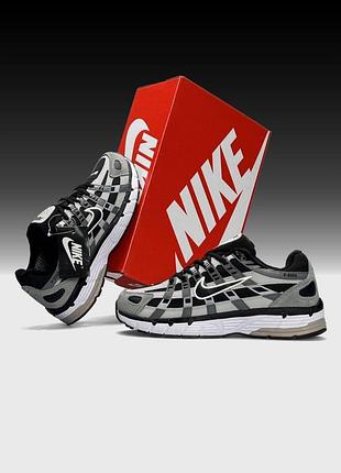 Термо кросівки nike p-6000 gtx black grey