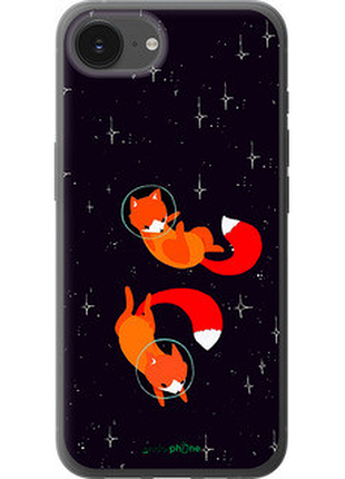 Чехол на iphone se 4 лисички в космосе "4519u-3652-72104"