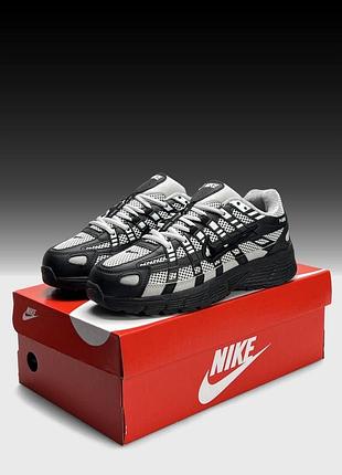 Термо кросівки nike p-6000 gtx black ash grey