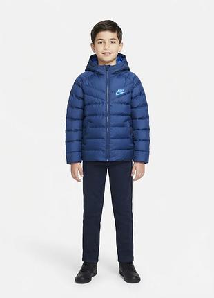 Куртка для хлопчика nike стьобана синя зріст 137-147 см 10-12 років
