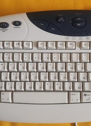 Дротова мультимедійна клавіатура logitech internet navigator keyboard (модель y-bf37) 5