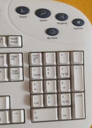 Дротова мультимедійна клавіатура logitech internet navigator keyboard (модель y-bf37) 3