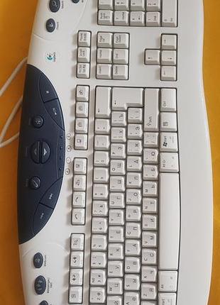 Дротова мультимедійна клавіатура logitech internet navigator keyboard (модель y-bf37) 2