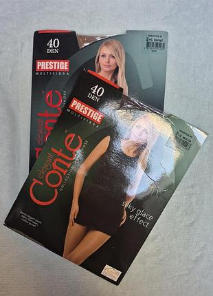 Колготы conte prestige 40 den, размер 2-s