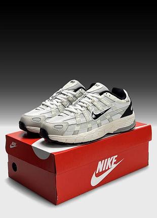 Термо кросівки nike p-6000 gtx beige white black