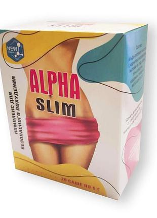 Alpha slim - комплекс для безпечного схуднення (альфа слім), 20 саше