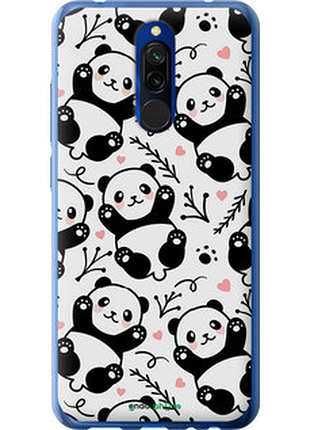 Чехол на xiaomi redmi 8 панды "4318u-1806-72104"
