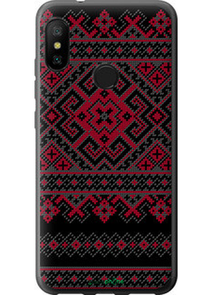 Чехол на xiaomi redmi 6 pro вышиванка 52 "1763u-1595-72104"