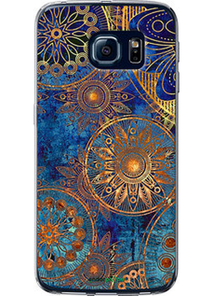 Чохол на samsung galaxy s6 edge g925f золотий візерунок "678u-83-72104"