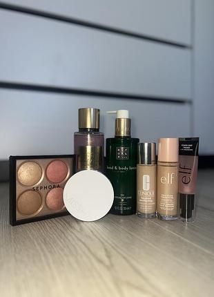 Б’юті-бокс із популярною косметикою: clinique, e.l.f., sephora, missha, rituals