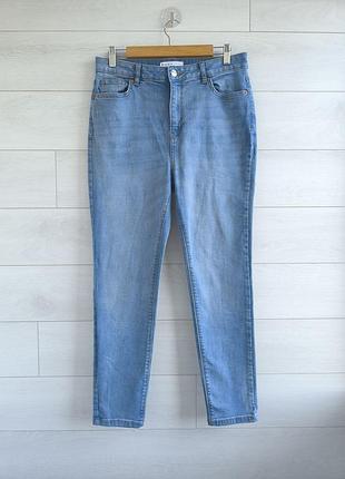 Базовые джинсы скинни primark eur 40 - 42 р. 096 12 - 14 р. высокая посадка/зауженные/голубые/skinny/skiny