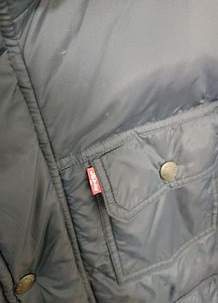 Пуховик чоловічий levi's темно-сірий 3