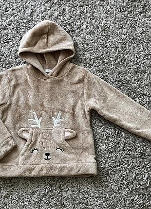 Тепла кофта худі h&m 122-128 розміру 3