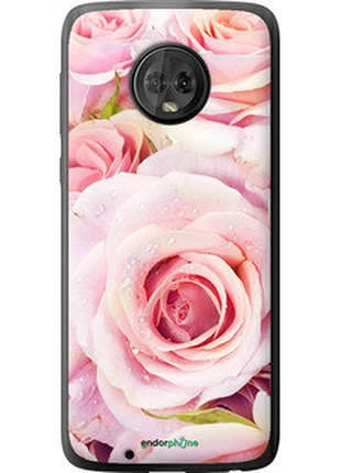 Чехол на motorola moto g6 розы "525u-982-72104"