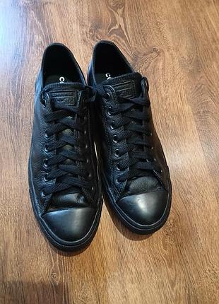 Продам мужские кожаные кеды бренда converse