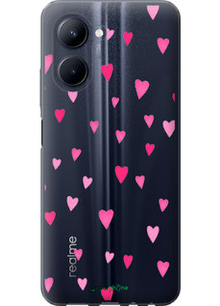 Чехол на realme c33 сердечки 2 "4763u-2870-72104"