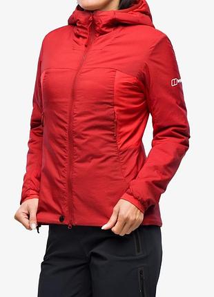 Куртка жіноча berghaus р.l утеплена червона