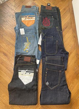 W34 / l33 широкі джинси труби eight y2k baggy jeans