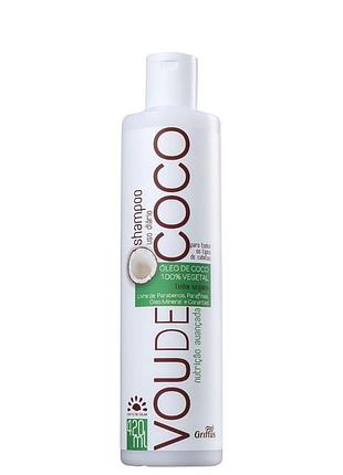 Шампунь для відновлення волосся griffus shampoo vou de coco 420ml