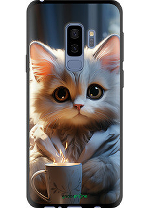 Чехол на samsung galaxy s9 plus white cat "5646b-1365-72104"