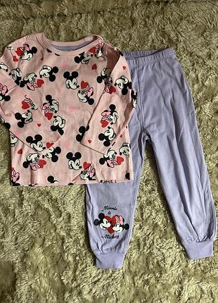 Піжама домашній костюм minnie &mickey primark.