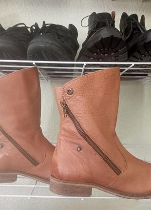 Женские кожаные полусапоги pm boots, размер 39